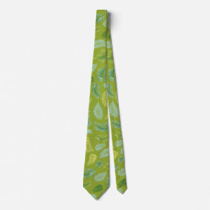 Tropical Leaves Pattern 16 Tie