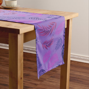 Tropical Leaves Pattern 19 Medium Table Runner