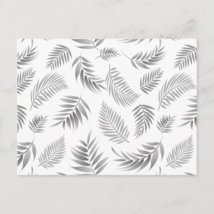 Tropical Leaves Pattern 3 Postcard