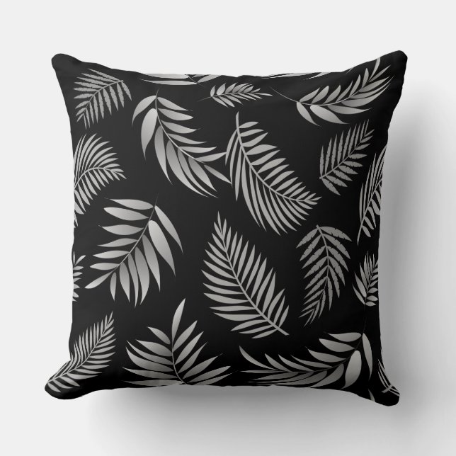 Tropical Leaves Pattern 4 Cushion (Front)