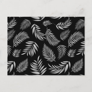 Tropical Leaves Pattern 4 Postcard