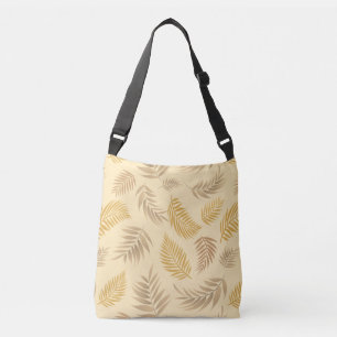 Tropical Leaves Pattern 6 Crossbody Bag