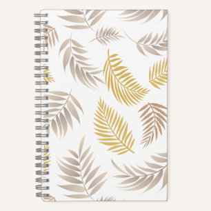 Tropical Leaves Pattern 7 Notebook