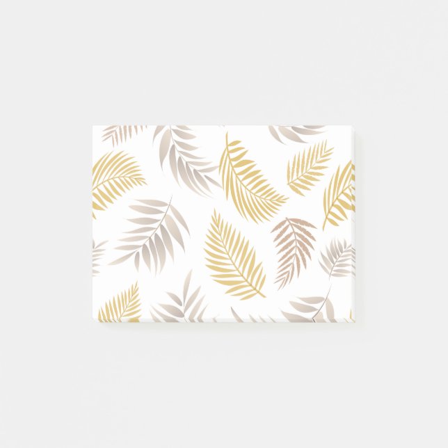 Tropical Leaves Pattern 7 Post-it Notes (Front)