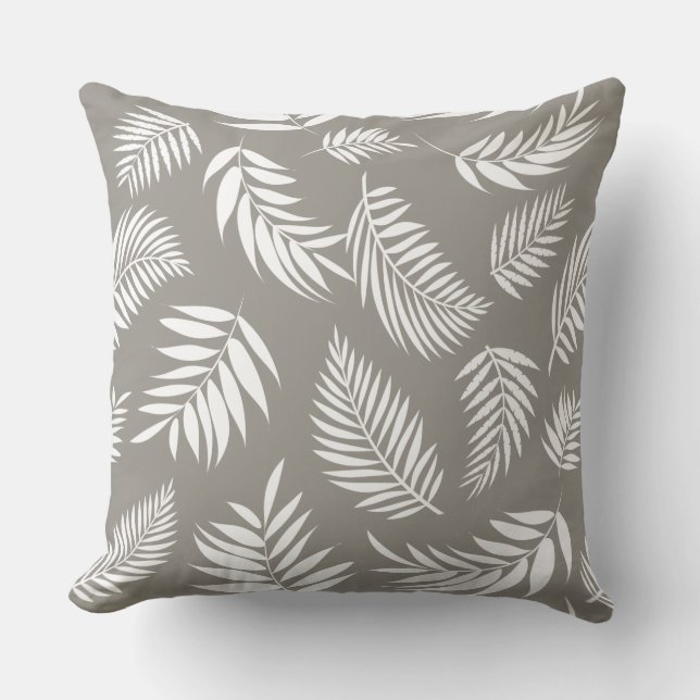 Tropical Leaves Pattern 9 Cushion (Front)