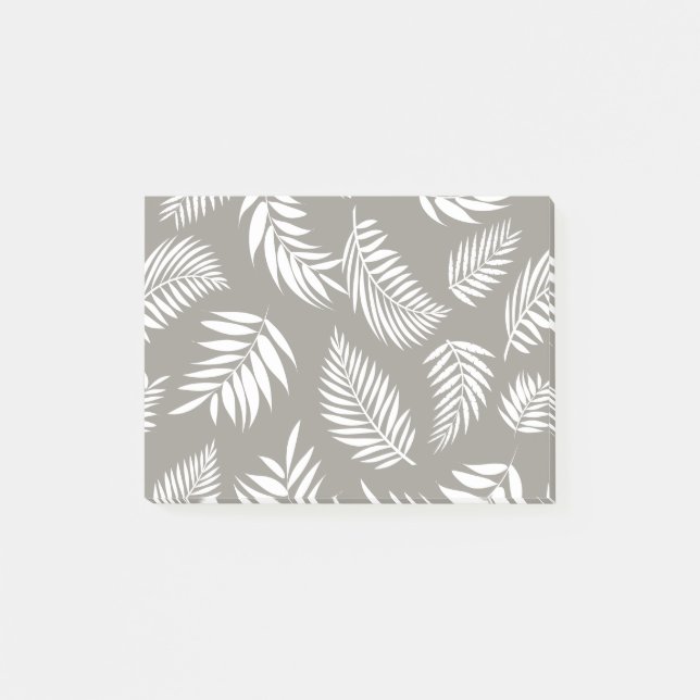 Tropical Leaves Pattern 9 Post-it Notes (Front)
