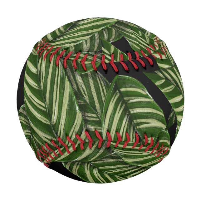 Tropical Leaves Pattern Baseball (Front)