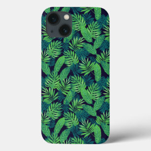 Tropical Leaves Pattern iPhone 13 Case