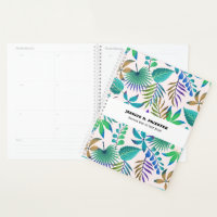 Tropical leaves pattern