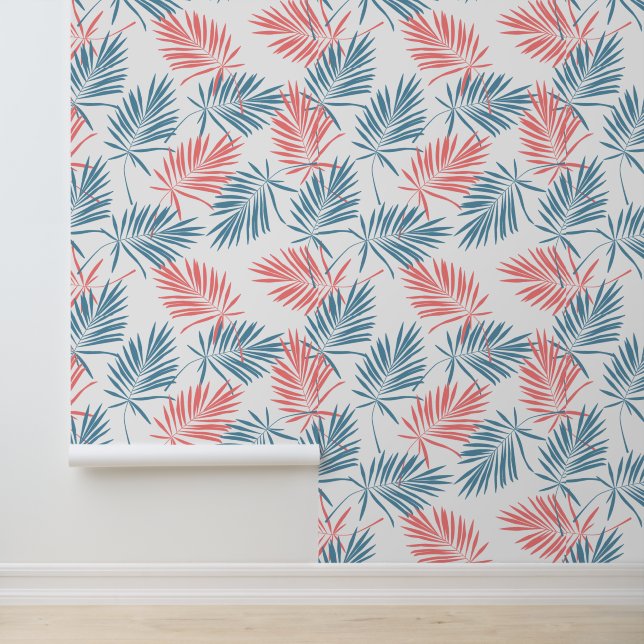 Tropical leaves pattern wallpaper (Application)