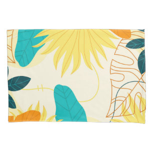 Tropical Leaves Pillowcase