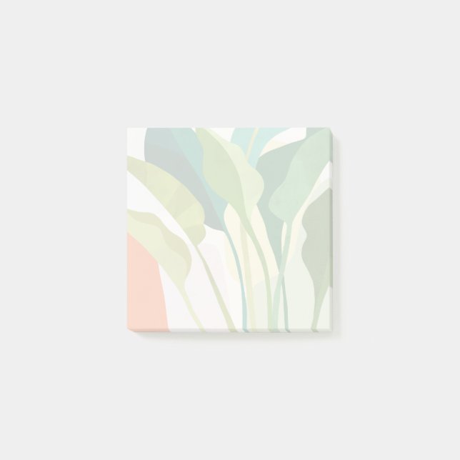 Tropical Leaves Post-it Notes (Front)
