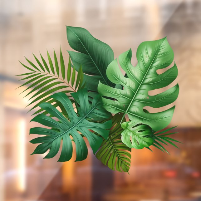 Tropical leaves realistic (Sheet 2)