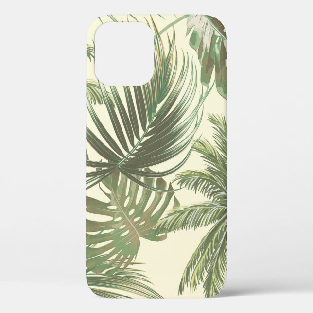 Tropical leaves seamless pattern Case-Mate iPhone case (Back)