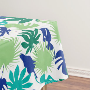 Tropical leaves tablecloth