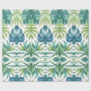 Tropical Leaves Wrapping Paper