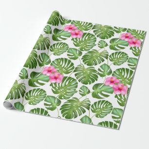Tropical Leaves Wrapping Paper