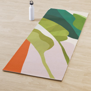 Tropical Leaves Yoga Mat