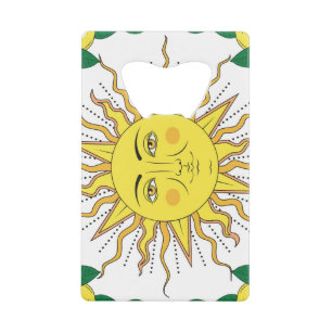 Tropical Lemon Fruits, Sun Face.
