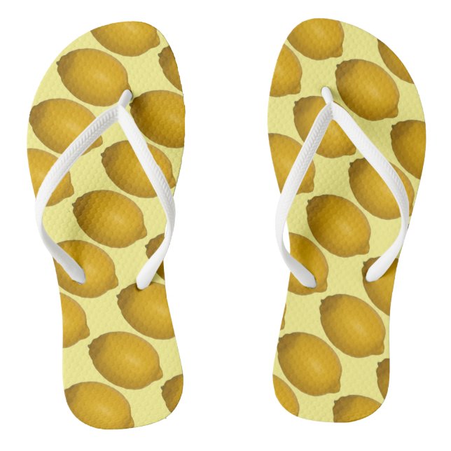 Tropical Lemons Summer Footwear Jandals (Footbed)