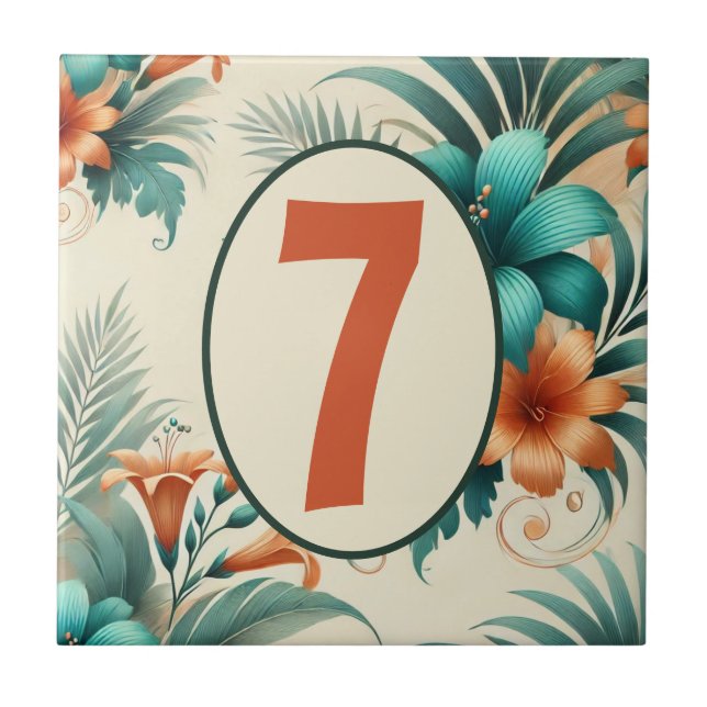 Tropical Light Customisable Tile (Front)