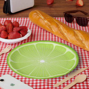 Tropical Lime Paper Plate