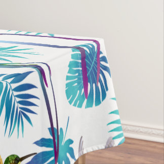 Tropical Long Tail Hummingbirds Tablecloth