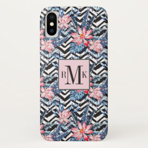 Tropical Lotus Flower Pattern Case-Mate iPhone Case