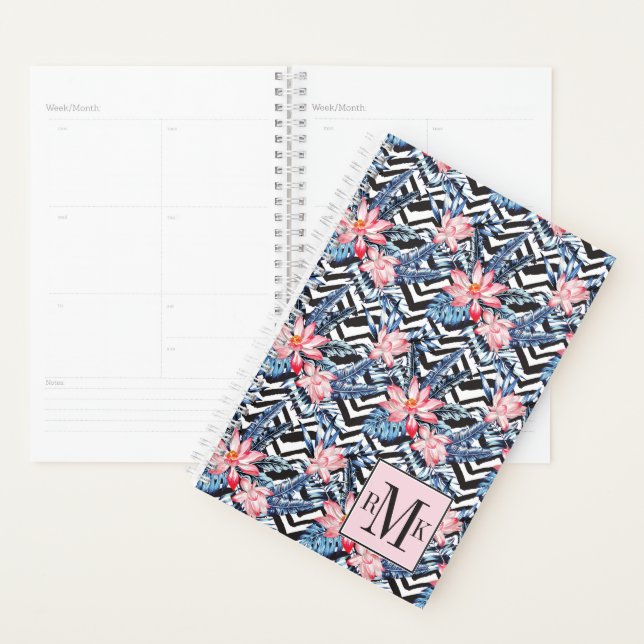 Tropical Lotus Flower Pattern Planner (Display)