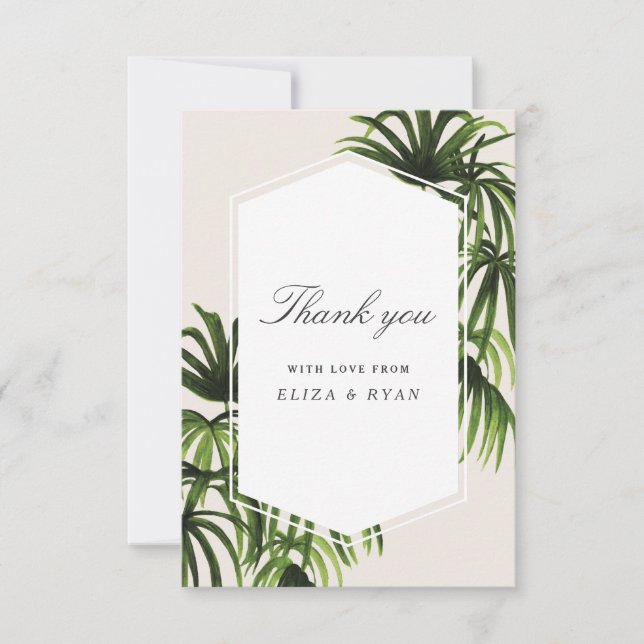 Tropical Love / Thank You Card (Front)
