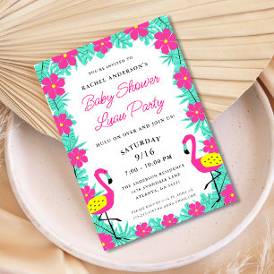 Tropical Luau Baby Shower  Invitation