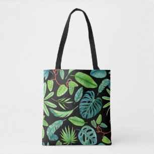 Tropical Lushness: Rainforest Greenery. Tote Bag