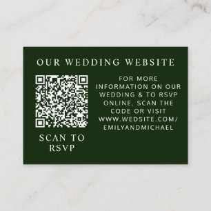 Tropical Magnolia White Green Red Enclosure Card