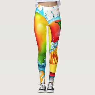 Tropical Mango Treat Leggings