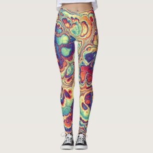 Tropical Marble Radiance Leggings