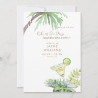 Tropical Margarita Ride or Die Bachelorette Party 
