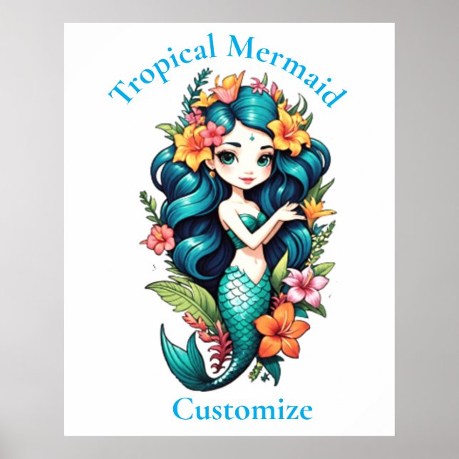 Tropical Mermaid Thunder_Cove Poster (Front)
