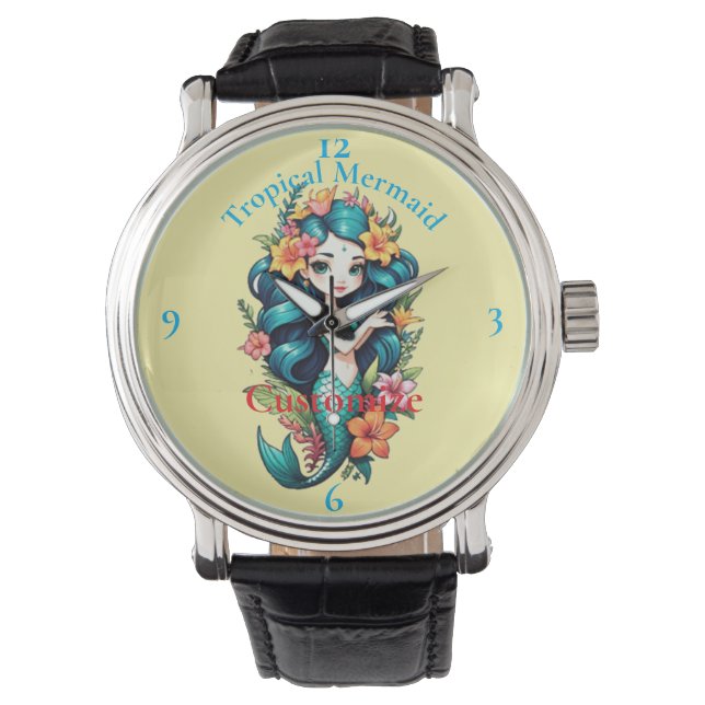 Tropical Mermaid Thunder_Cove  Watch (Front)