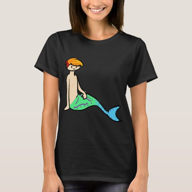 Tropical Merman T-Shirt (Front)
