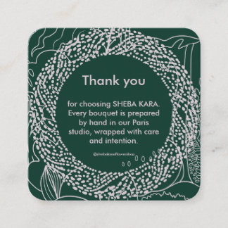 Tropical Modernism Thank You Card