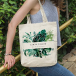 Tropical Monstera Green Fauna Leafy Maid Of Honor Tote Bag<br><div class="desc">If you need any further customization please feel free to message me on yellowfebstudio@gmail.com.</div>