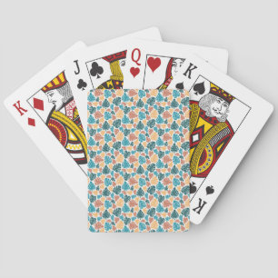 Tropical Monstera Leaf Pattern – Colourful Nature Playing Cards