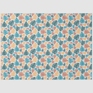 Tropical Monstera Leaf Pattern – Colourful Nature Tissue Paper