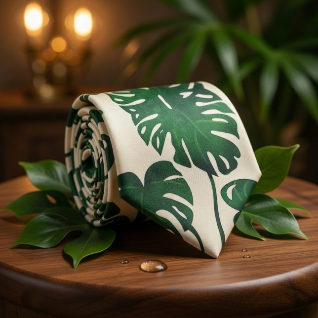 Tropical Monstera Leaf  Tie (Creator Uploaded)