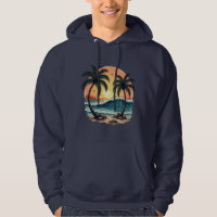 Tropical Monterey Beach Tattoo Art Design