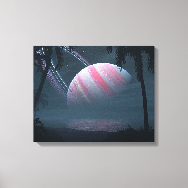 Tropical Moon of Ianeira  Canvas Print (Front)