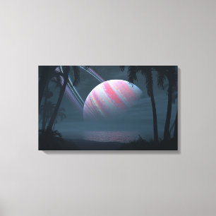 Tropical Moon of Ianeira  Canvas Print