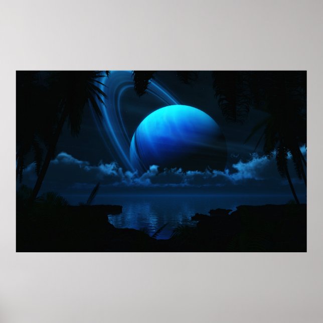 Tropical Moon of Thetis (Borderless) Poster (Front)
