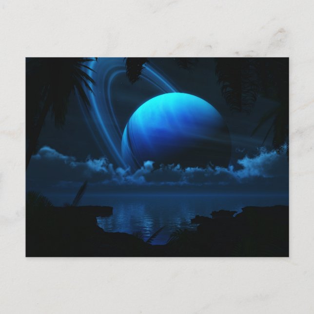 Tropical Moon Postcard (Front)