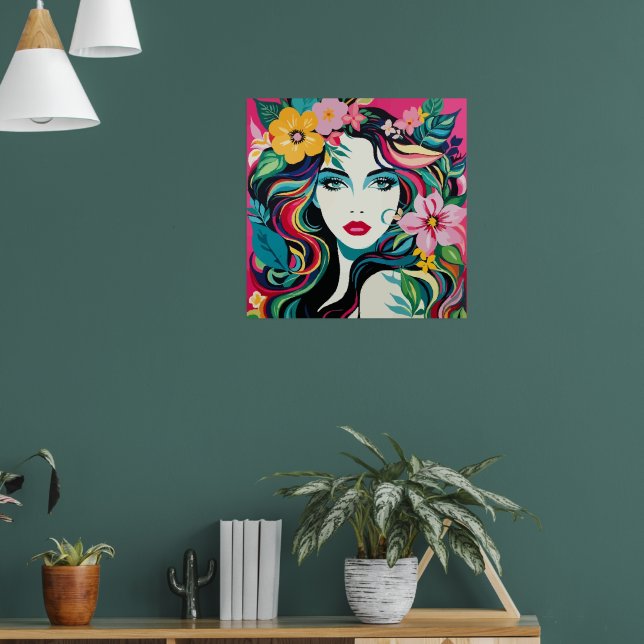 Tropical Muse Poster (Living Room 1)